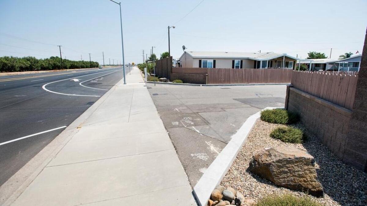 The Morningside Mobile Home Park on Claribel Road will effected by the North County Corridor expressway in Modesto, August 10, 2017.