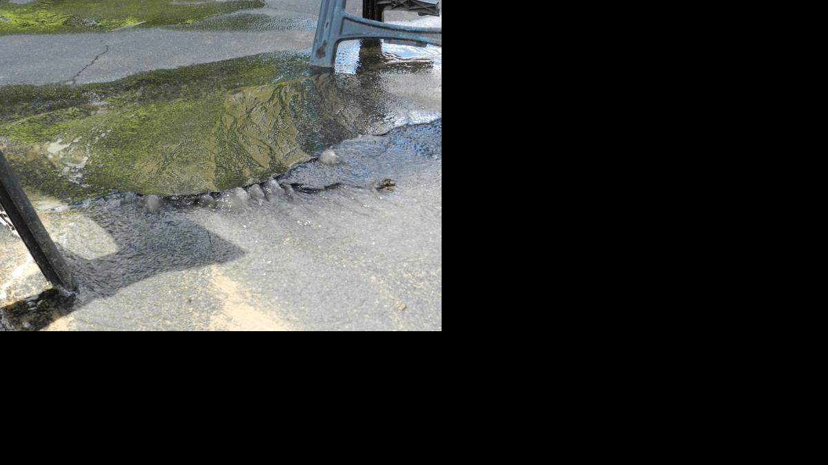 
An underground break at Oakdale Road and Park Ridge Drive in Riverbank has been streaming water since Tuesday  night.
