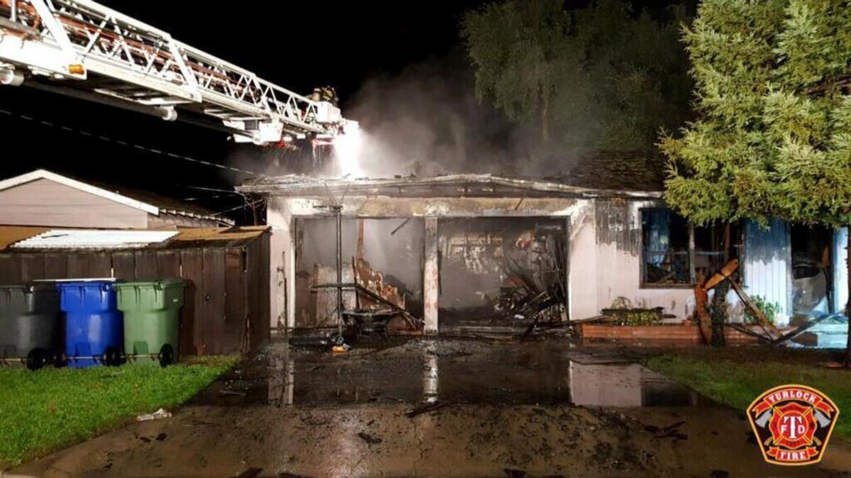 A house fire displaced a family Friday evening at a home on El Paseo Street in Turlock.