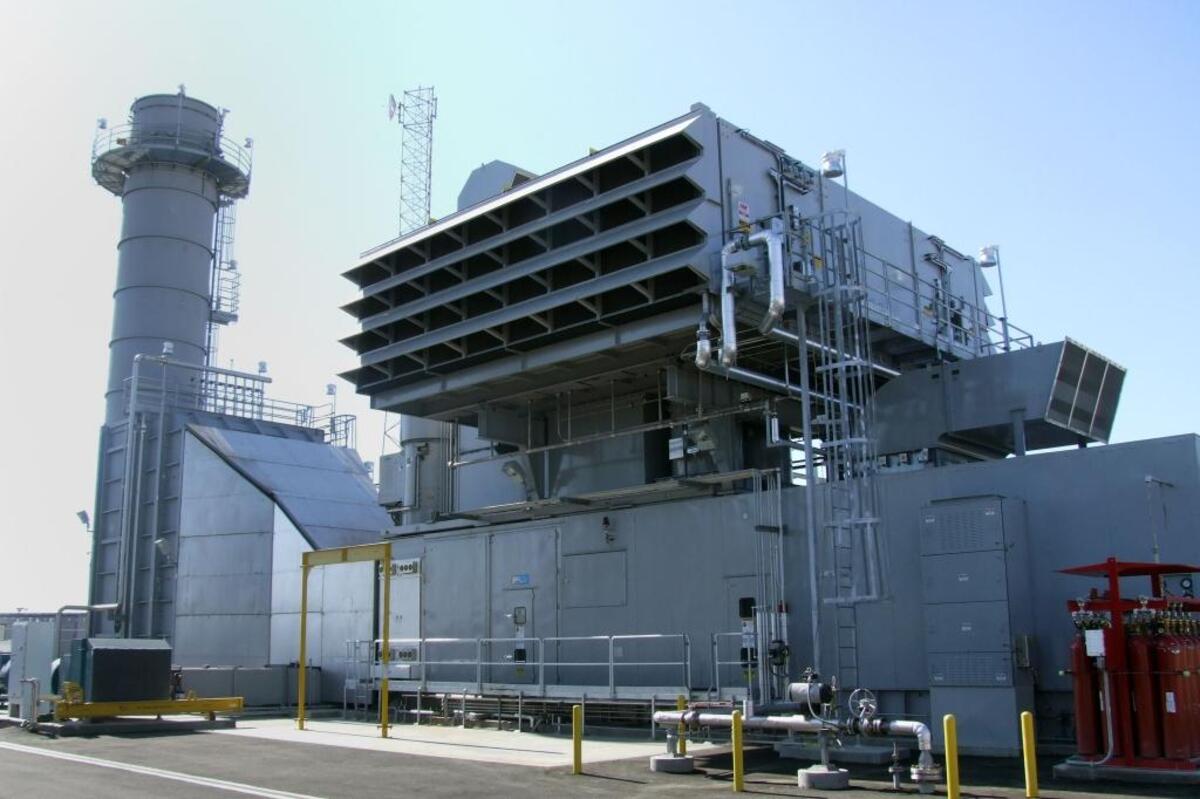 A gas-fueled plant off Crows Landing Road generates some of the electricity for the Turlock Irrigation District.