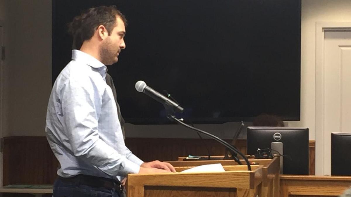 Peter Cipponeri addresses the Turlock City Council about his bid to run the Saturday morning farmers market on Main Street, in downtown Turlock, Calif., on March 22, 2016.