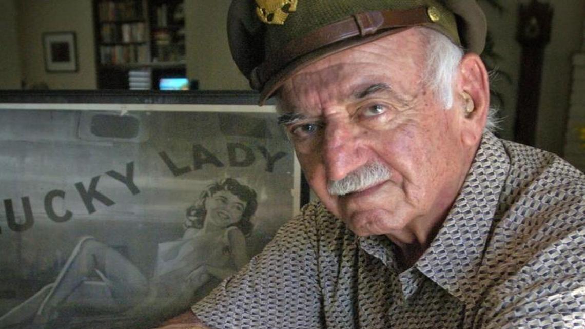 Henry H. Adams, son of the founder of Turlock’s Assyrian community, died Feb. 3, 2017 at 93. Here he is pictured at in 2005 for a story on his service during World War II. He flew in the Lucky Lady B-29 bomber, which was on standby while the Enola Gay dropped the atom bomb on Japan.