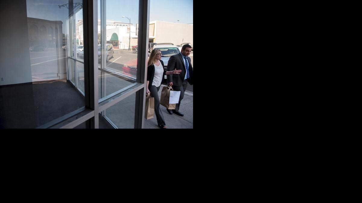 
Modesto city officials are offering incentives to business owners to revitalize downtown, seen here Wednesday, which has many vacant storefronts. 
