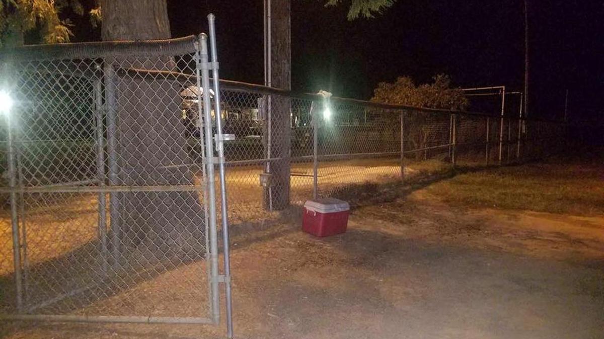 A bomb squad blew up suspicious items found inside an ice chest late Saturday (Aug. 19, 2017) near a baseball field at Eproson Park in Twain Harte, California.