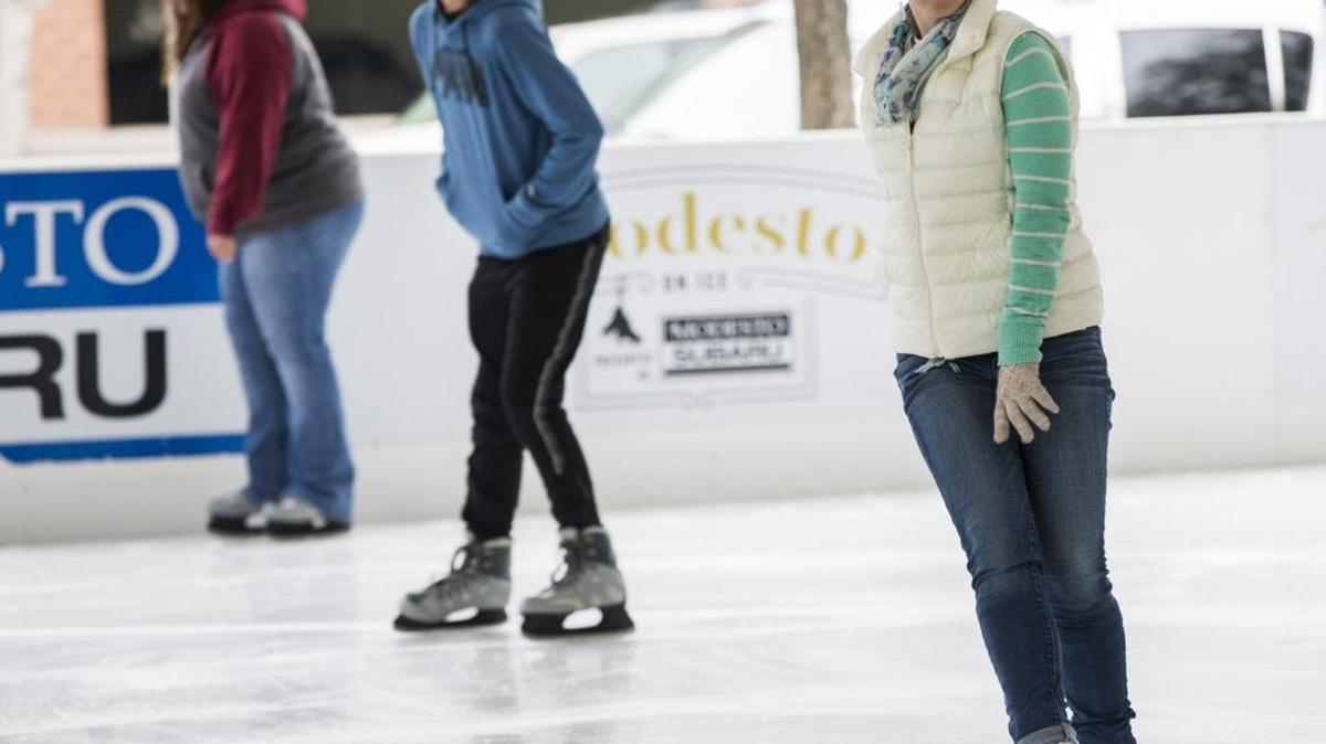 Andreane Shearer of Escalon was one of a few that spent the morning Sunday at Modesto on Ice. The season is coming to an end Jan. 22.