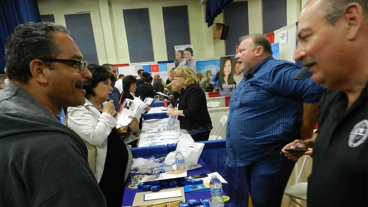 
More than 700 people attended the Central Valley Job Fair & Veterans Summit at the SOS Club in Modesto on Thursday.

