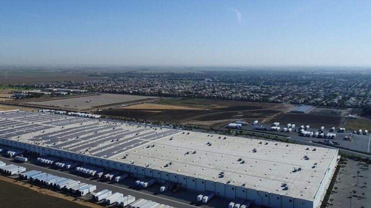 The Amazon fulfillment center in Patterson in 2017.
