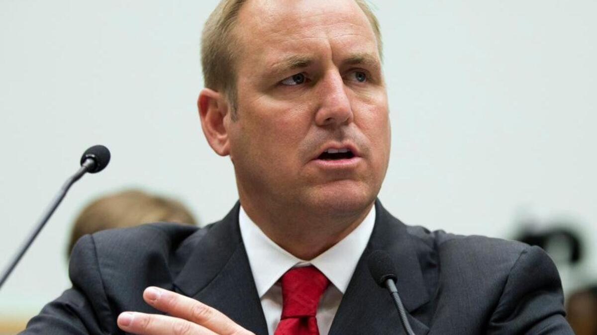 Rep. Jeff Denham, R-Turlock, testifies at a 2013 hearing on Capitol Hill in Washington. Denham will face a challenge from Democrats in 2018.