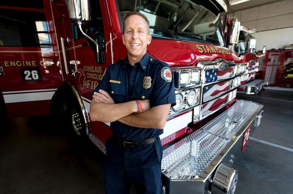 Kevin Wise is the new chief of the Modesto Fire Department. He is pictured in 2016 when he was a Stanislaus Consolidated battalion chief.