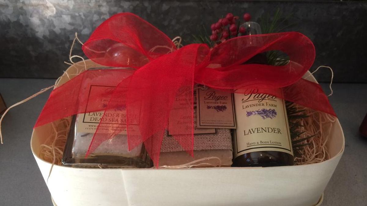 Gifts with the scent and essence of lavender are handmade at Pageo Lavender Farm in Turlock.