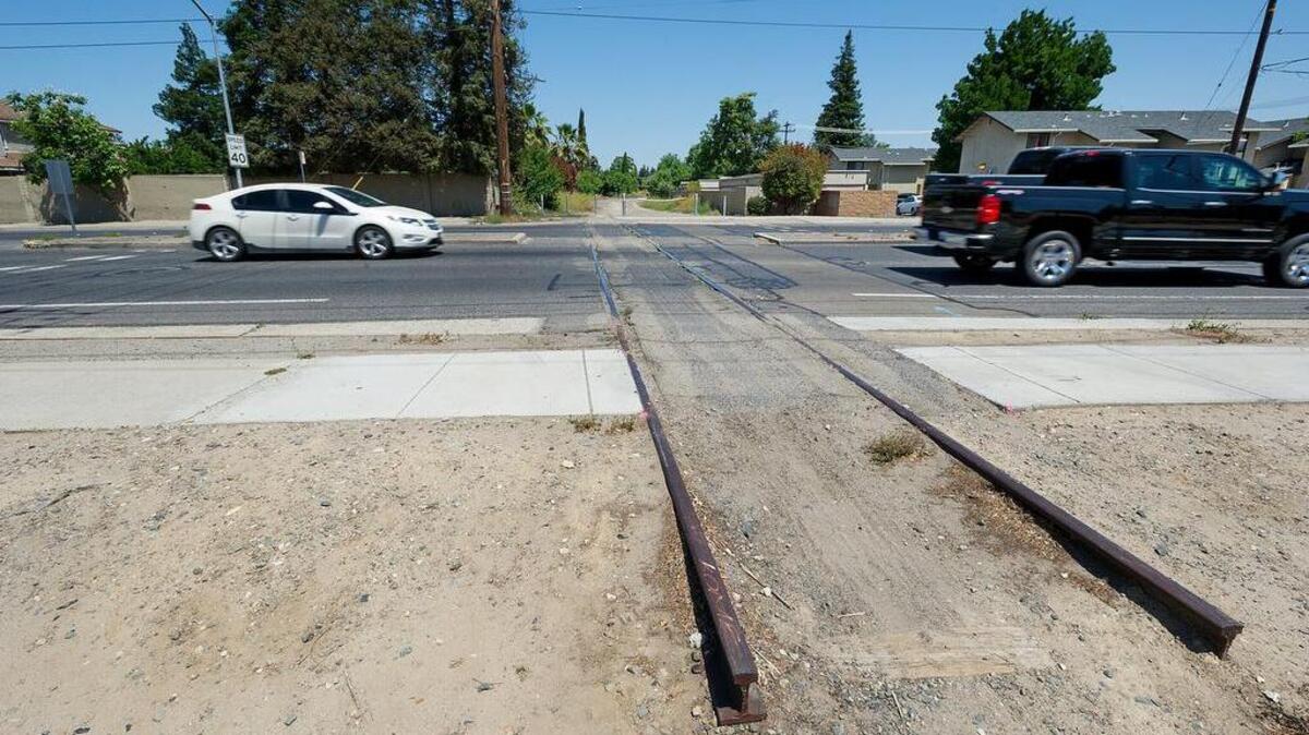 Modesto plans to extend the Virginia Corridor bike and walking trail farther north to cross Standiford Avenue and connect with the east-west Hetch Hetchy trail at Wesson Ranch Park. The city will build a bridge or tunnel at the Standiford junction pictured here Tuesday.