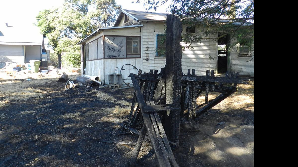 
Five buildings were lost to fire at the former Lotus Garden west of McHenry Avenue near the San Joaquin County line. The blaze broke out Thursday in Escalon.
