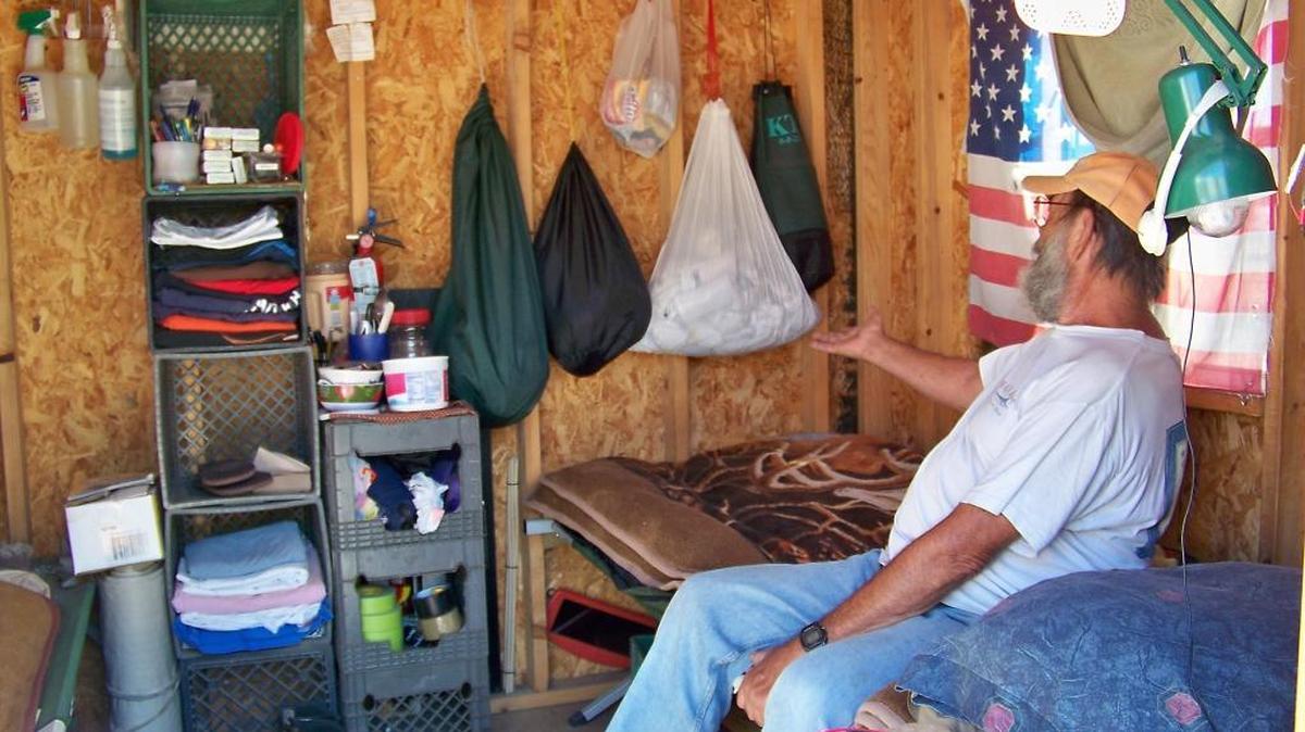 The Fresno-based nonprofit Poverello House operates two low-barrier homeless shelters that consist of modified sheds. Modesto and Stanislaus County officials are working on opening a similar shelter here. Low-barrier shelters allow homeless couples and pets, while traditional shelters do not.