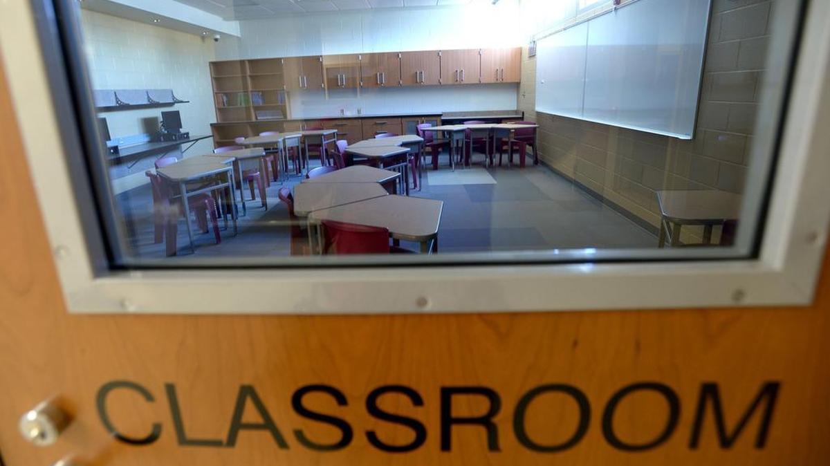 One of the classrooms at the Stanislaus County Juvenile Commitment Center is pictured in June 2013.