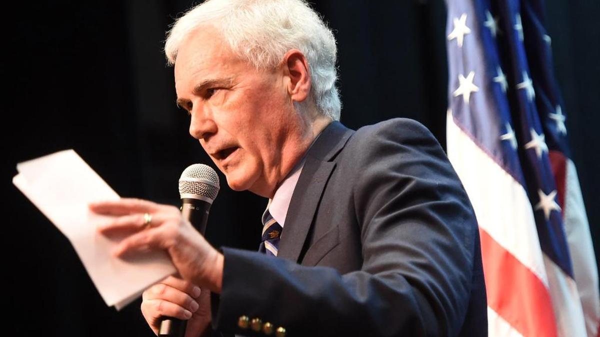 Rep. Tom McClintock at a 2018 debate.