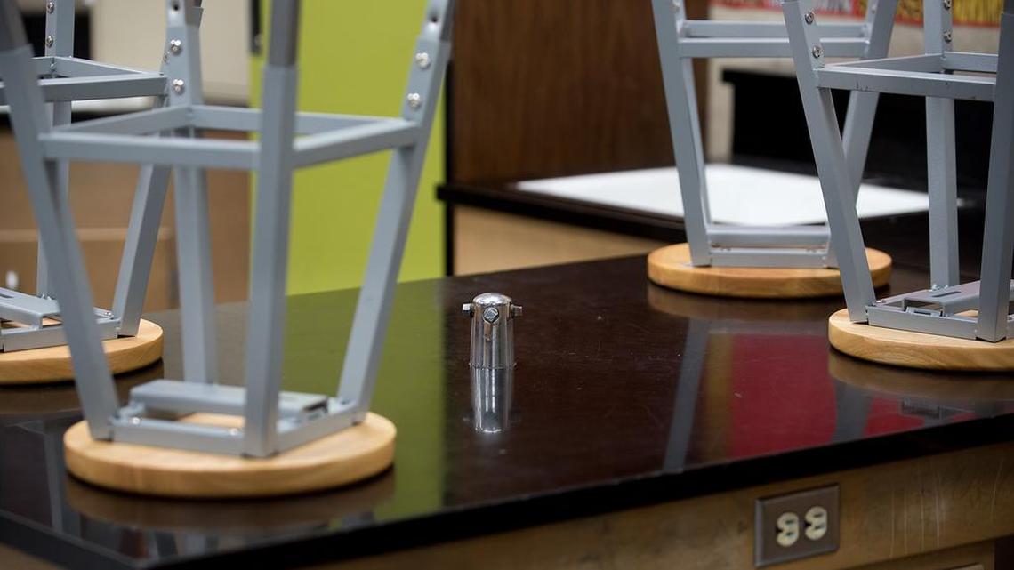 District officials are hoping to build new science classrooms at Mark Twain Junior High School in Modesto if voters approve a package of two bond measures on Nov. 6.