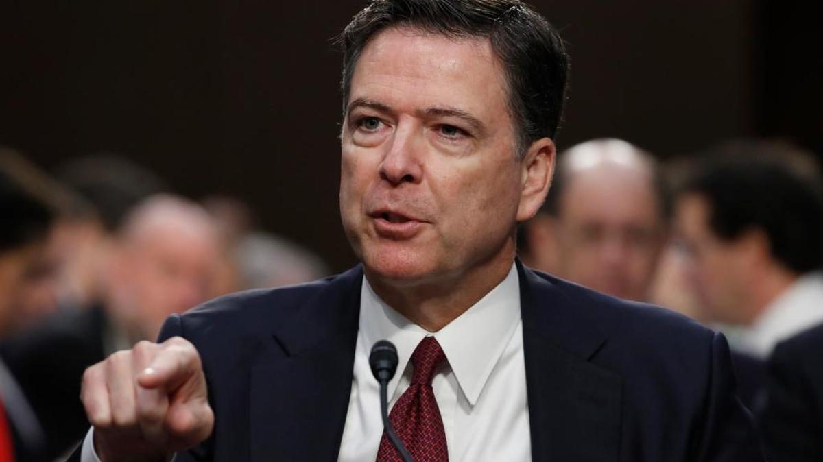 Former FBI Director James Comey testifies to the Senate Intelligence Committee on Thursday about his meetings with President Donald Trump.