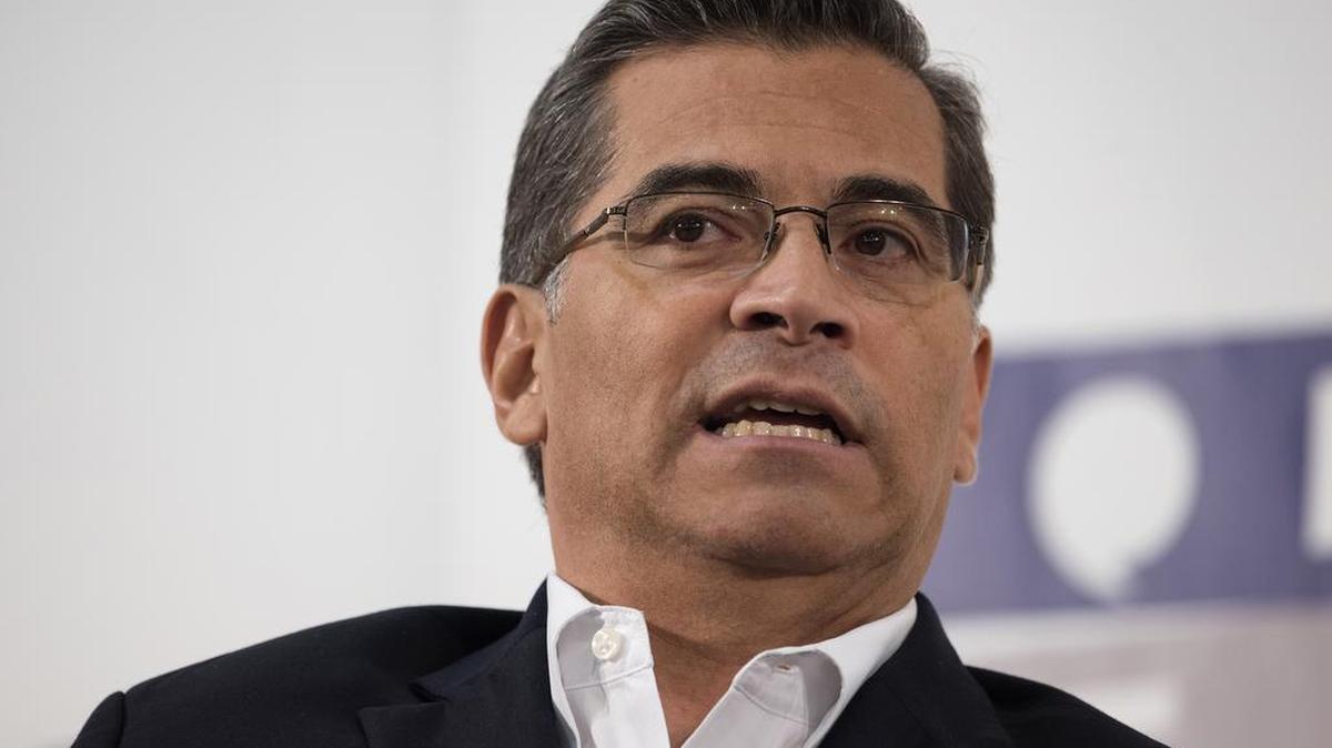 California Attorney General Xavier Becerra.