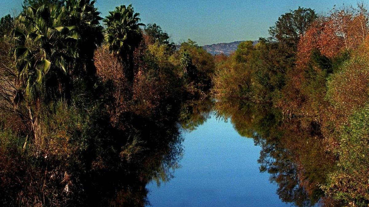 This is a section of the Los Angeles River only two miles west of the Sepulveda Dam in the San Fernando Valley. Funds to create state parks in such areas would be provided in Proposition 68, if it passes. But how much money would be available in the Central Valley?
