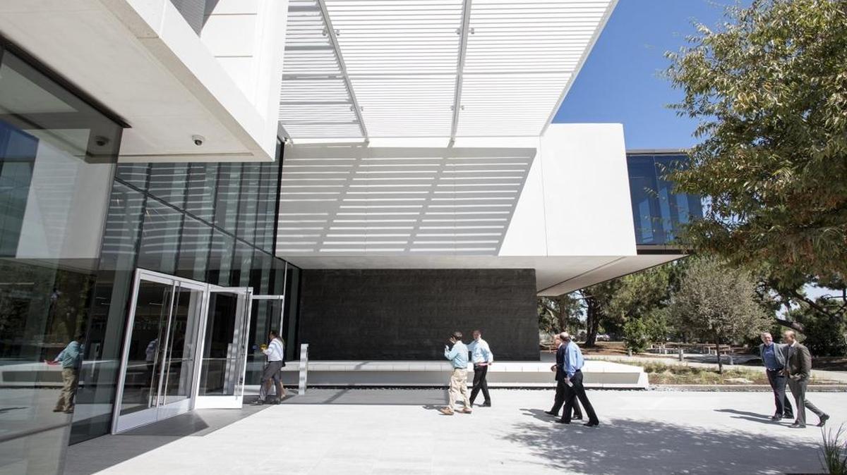 One of the newest buildings on the E.&J. Gallo Winery campus in Modesto.