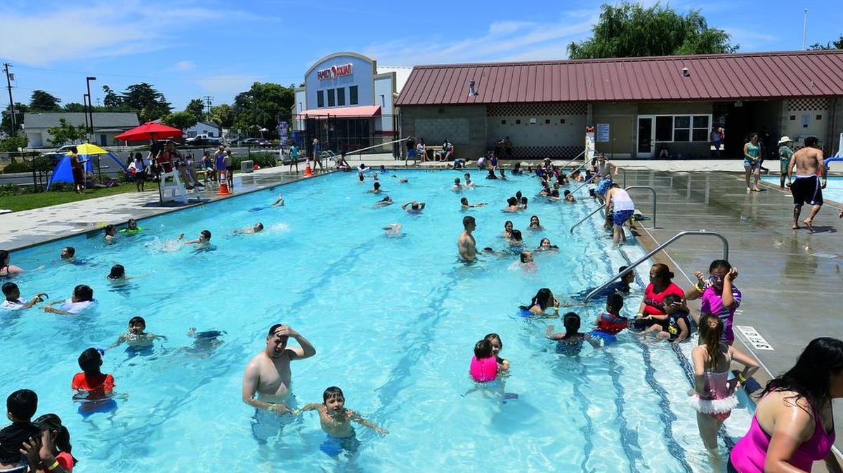 On hot summer days, public pools fill with people wanting to cool off; it’s great, as long as sun screen is liberally applied. It’s also a far, far better option that going into rivers swollen icy cold snowmelt, which have already claimed a half-dozen lives in the region.