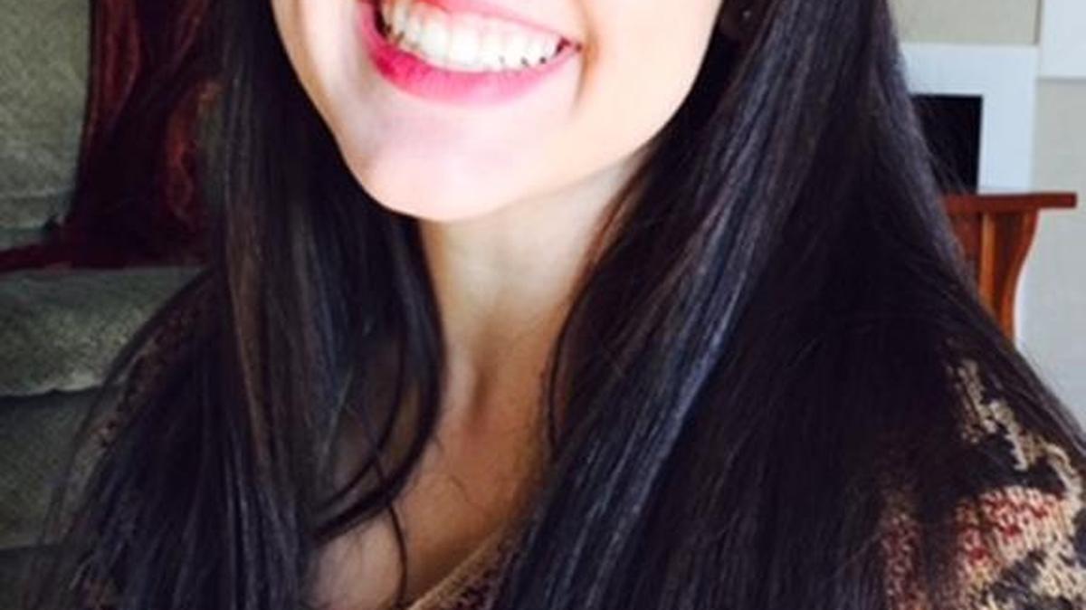 Bailey Johnson, during her senior year in high school.