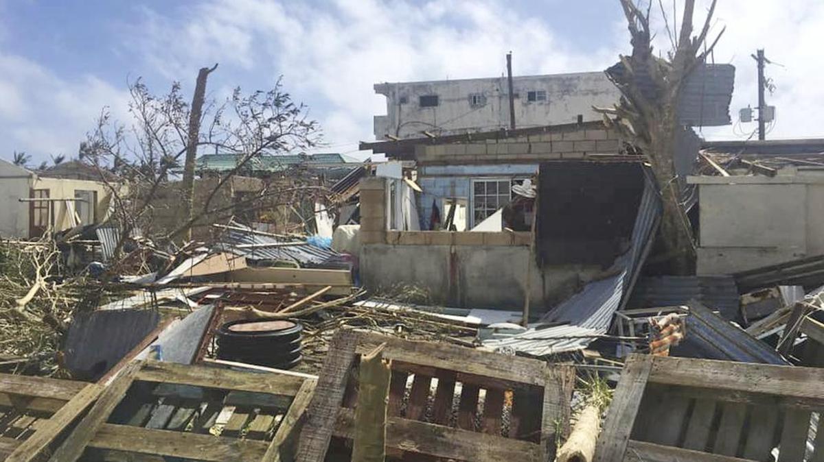 Photo taken Oct. 26 shows destruction on Saipan after Super Typhoon Yutu swept through the Commonwealth of the Northern Mariana Islands, a U.S. territory. Gregorio Kilili Camacho Sablan, the commonwealth’s delegate to U.S. Congress, said the territory will need significant help to recover.