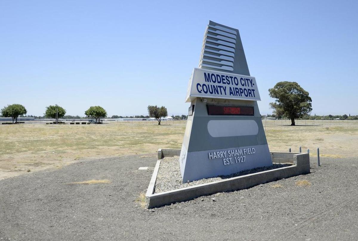 The Modesto airport in Modesto, Calif., is pictured on Tuesday, July, 28, 2015.