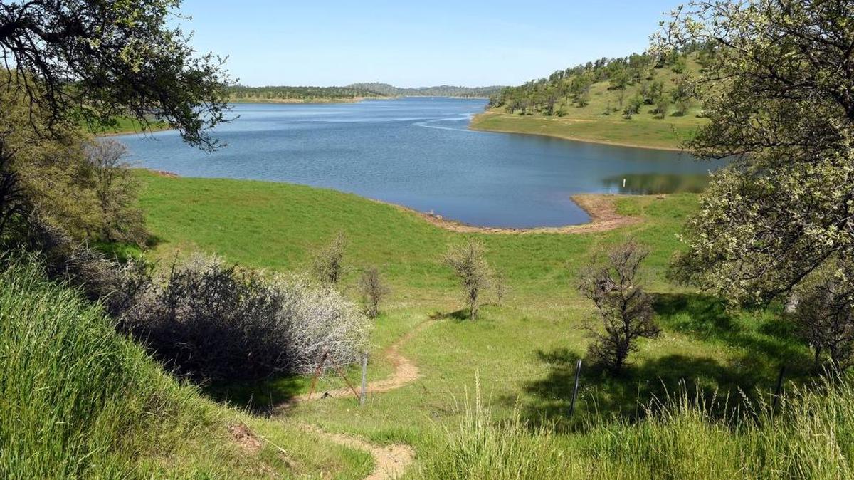 Don Pedro Lake in Tuolumne County is pictured from Highway 132 on Tuesday April 3, 2018.