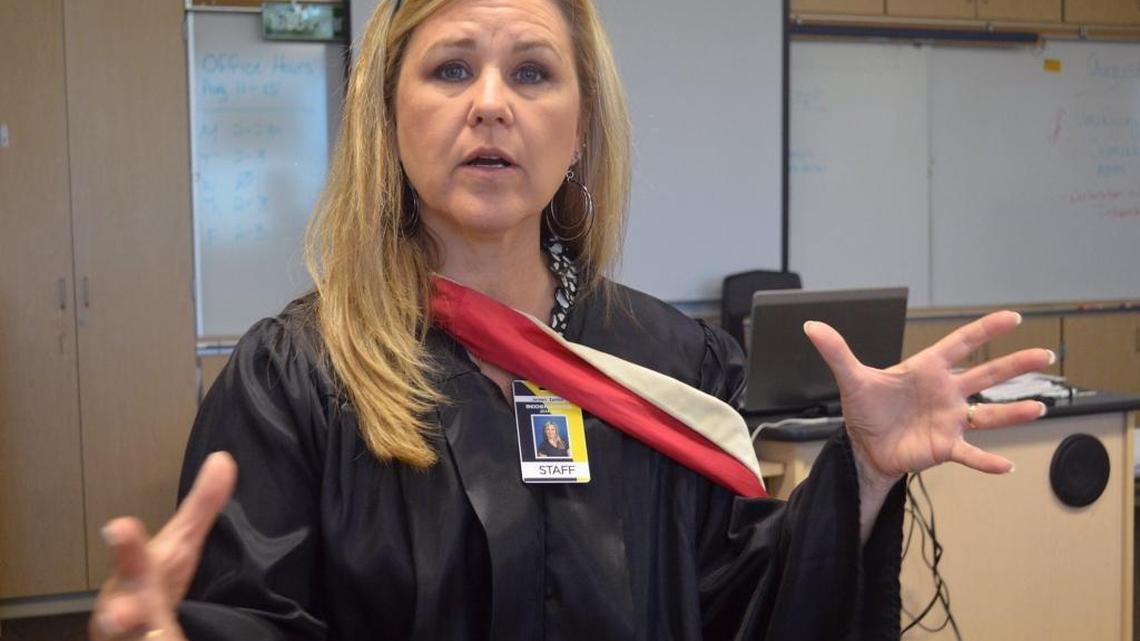 Enochs High history and social sciences teacher Janeen Zambo