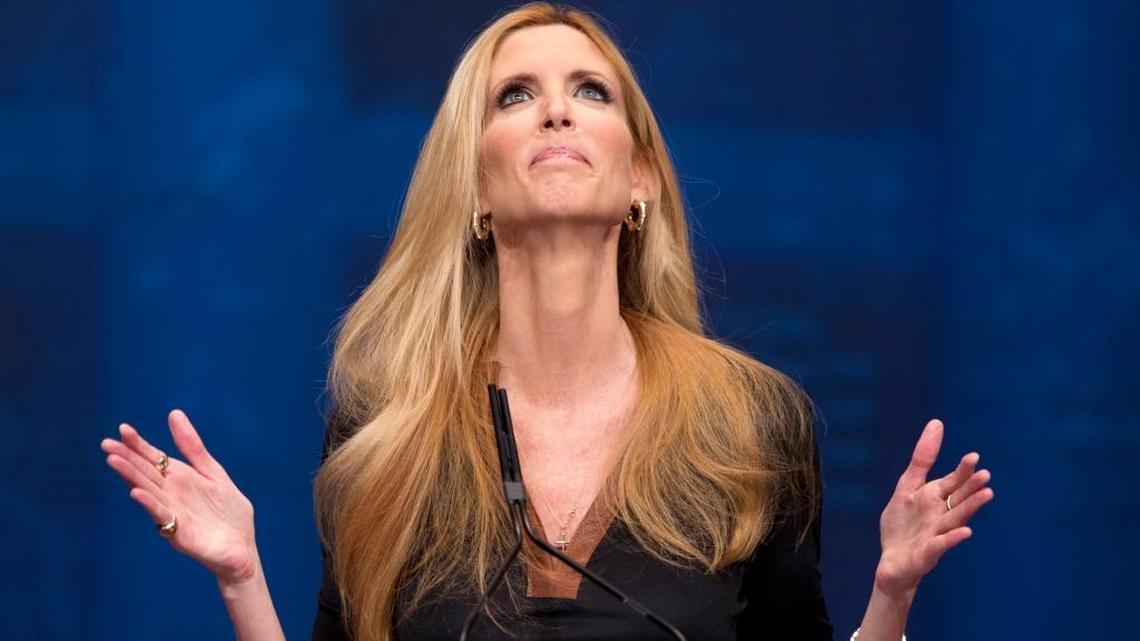 Conservative commentator Ann Coulter speaks at the Conservative Political Action Conference in Washington on Feb. 10, 2012.