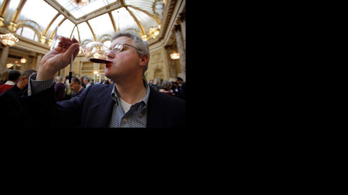 
Peter Zavialoff of the The Wine House in San Francisco samples a glass of Chateau La Tour de By during a 2011 wine tasting at the Palace Hotel. San Francisco has the second widest income inequality gap among the top 50 U.S. cities.
