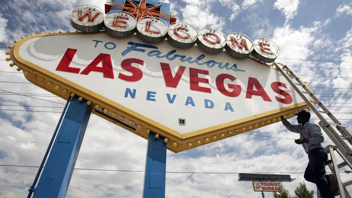 Reportedly, Raiders owner Mark Davis will pledge to move the team to a 65,000-seat domed stadium along Tropicana Avenue in Las Vegas if he likes what he hears at a Southern Nevada Tourism and Infrastructure meeting Thursday on the campus of UNLV. But there would be hurdles to clear for the move to happen. ... This July 28, 2005 file photo shows the iconic “Welcome to Las Vegas,” sign in Las Vegas, Nev.