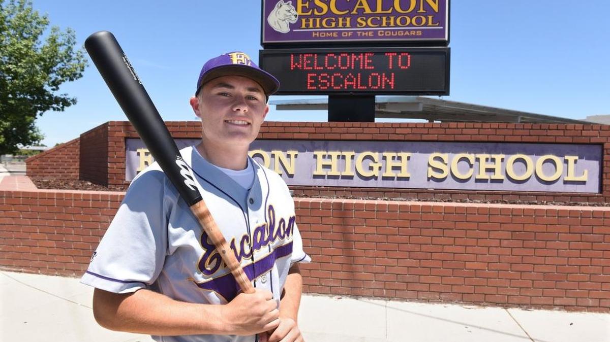 Escalon High School baseball player Parker Cosby is The Modesto Bee's All-District Player of the Year. He is pictured here on June 4.