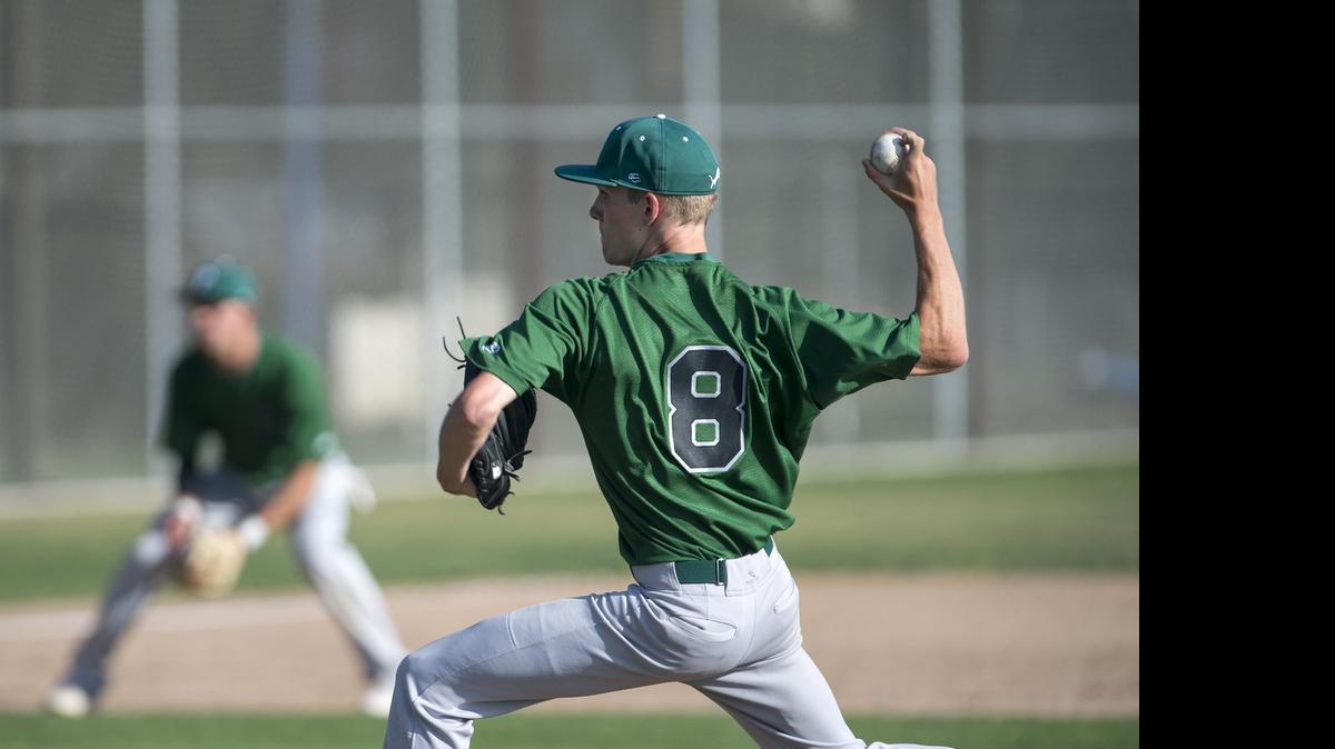 
Nick Jones, armed with a wicked curveball, threw a four-hitter and struck out nine as Pitman took a two-game lead in the Central California Conference.
