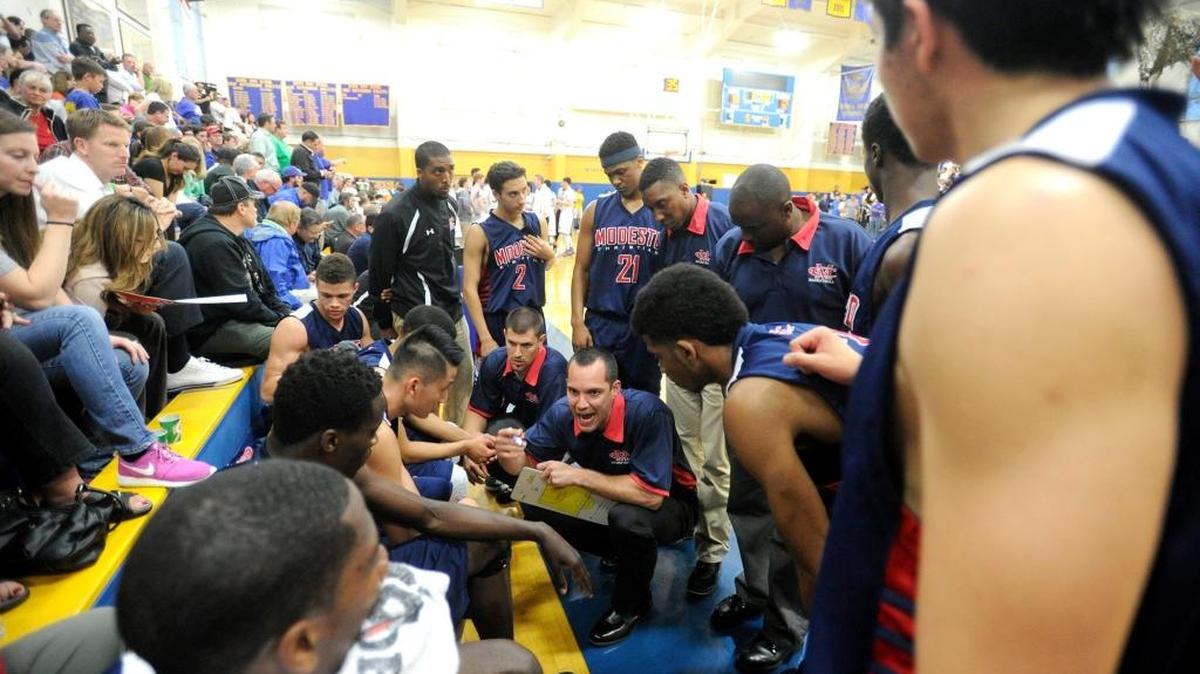 Modesto Christian coach Richard Midgley played collegiately at Cal and had a brief pro career in Europe.