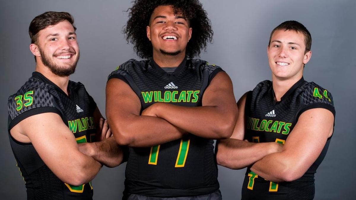 Sonora High’s, from left, Jack Camara, Otutoa Afu and Mason Dambacher will be key players on a team that won three straight league titles, averaging 11 wins a season.