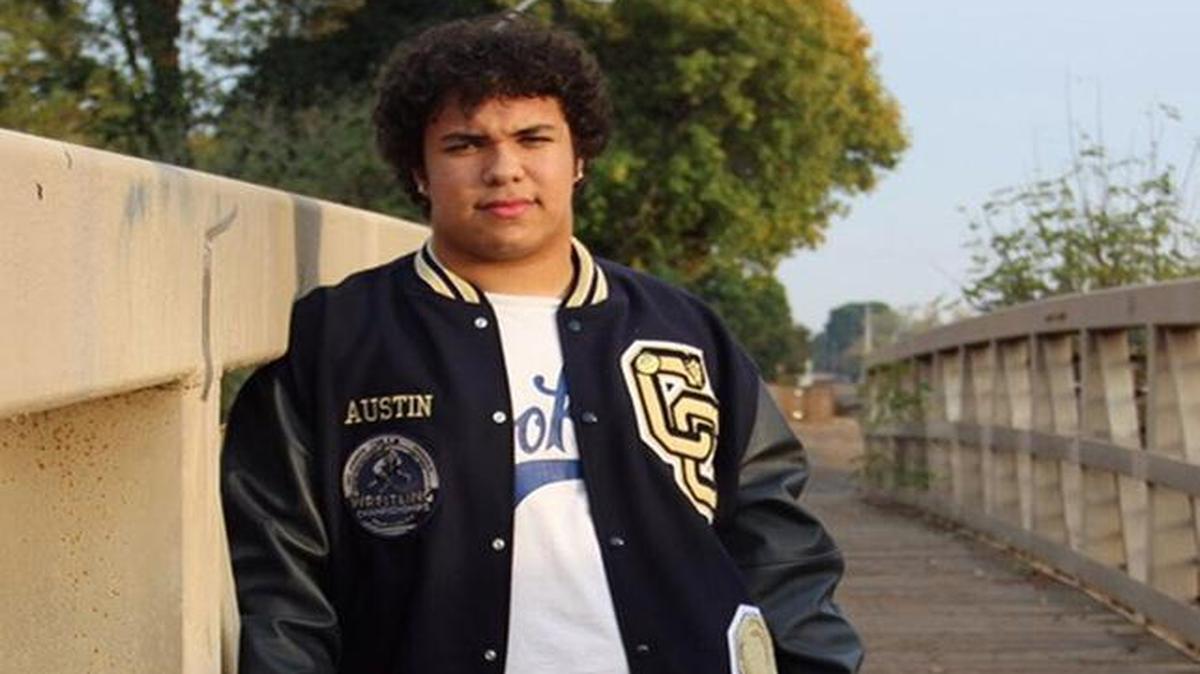 Former Central Catholic football player Austin Cook, who felt overweight and unhealthy at the end of his senior season. The lineman has lost 60 pounds, but has maintained a desire to play in the trenches at the next level.