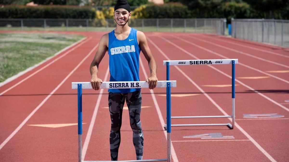 The Modesto Bee’s All-District Track Athlete of the Year for 2016 is Sierra High School’s Bikram Thiara.