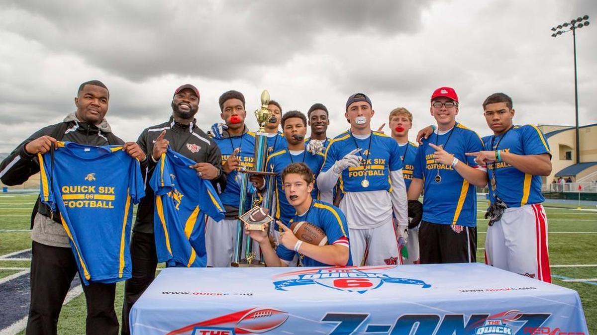 Valley’s Got Talent, a 7-on-7 high school football team, captured the Quick 6 Golden State 7-on-7 Championship on May 7 at Valley Christian High School in San Jose. The team is coached by Les Bonsu of Bonsu Elite Athletics in Ceres and features several Stanislaus District players.