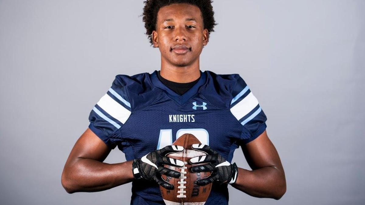 Downey High School's Isaiah Johnson poses for a portrait at the Merced Sun-Star office in Merced, Calif., on Thursday, July 27, 2017. Johnson is No. 2 on The Bee’s list of top-50 returning players.