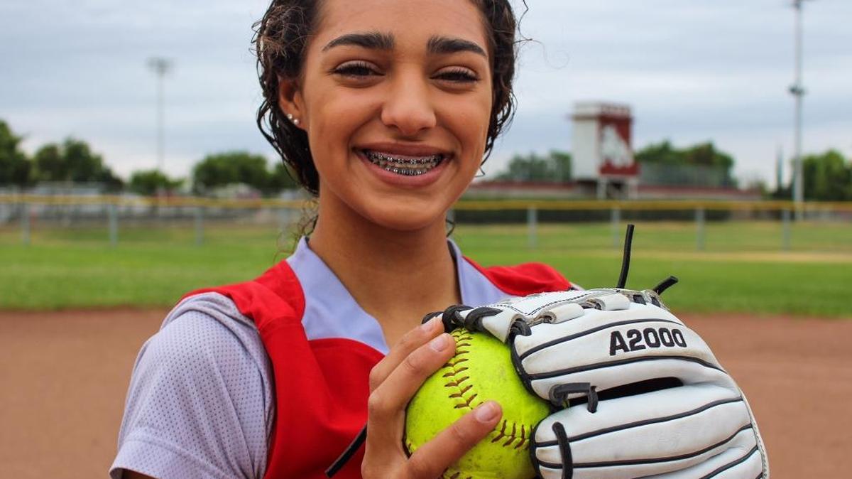 Ceres High pitcher Callie Nunes is The Bee's 2017 All-District Softball Player of the Year after ranking among the section and state leaders in nearly every statistical category, including wins, ERA and strikeouts. Nunes was photographed at the Ceres High diamond on Thursday, June 8, 2017.