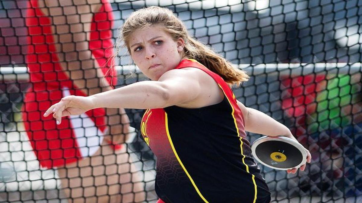 
Hannah Chappel of Oakdale will compete in the discus at the CIF State Track and Field Championships this weekend.
