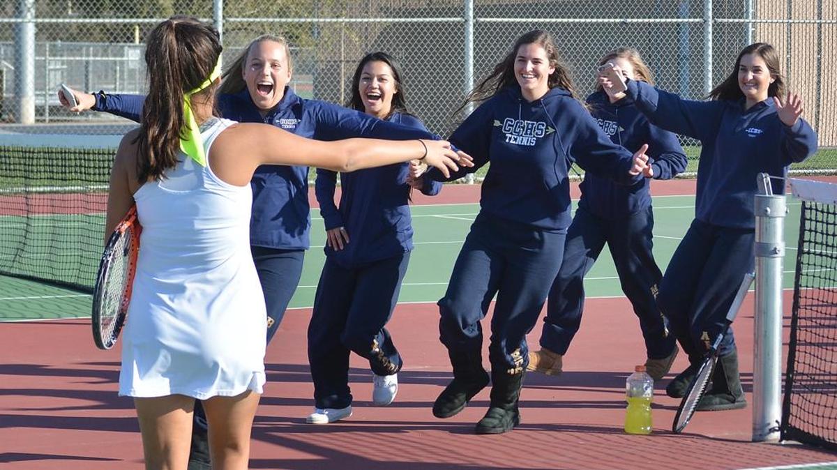 Rosella Rangel is the player of the hour after Central Catholic won the section title.