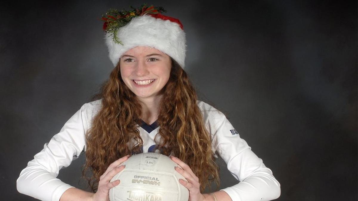Julia Handy, a junior at Turlock High School, is pictured in The Modesto Bee photo studio earlier this month. She is The Bee’s Volleyball Player of the Year.