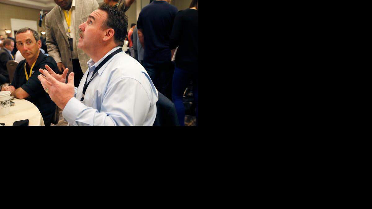 At the NFL’s annual meeting Wednesday, coach Jim Tomsula said the 49ers’ defense “is as deep as we’ve ever had.”