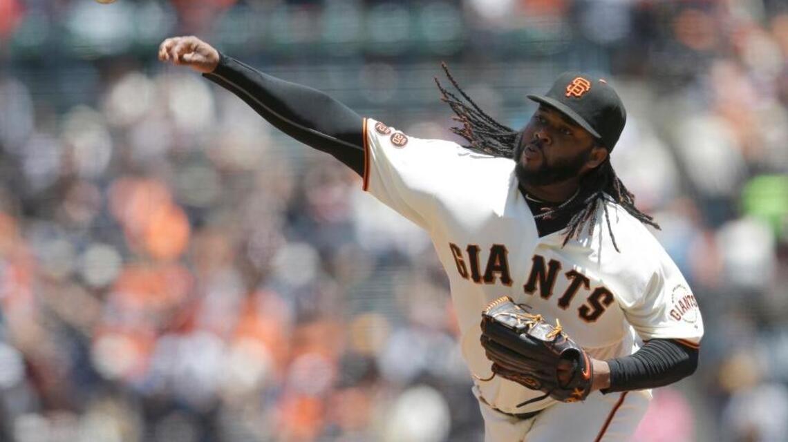 Giants’ Johnny Cueto throwing like an ace