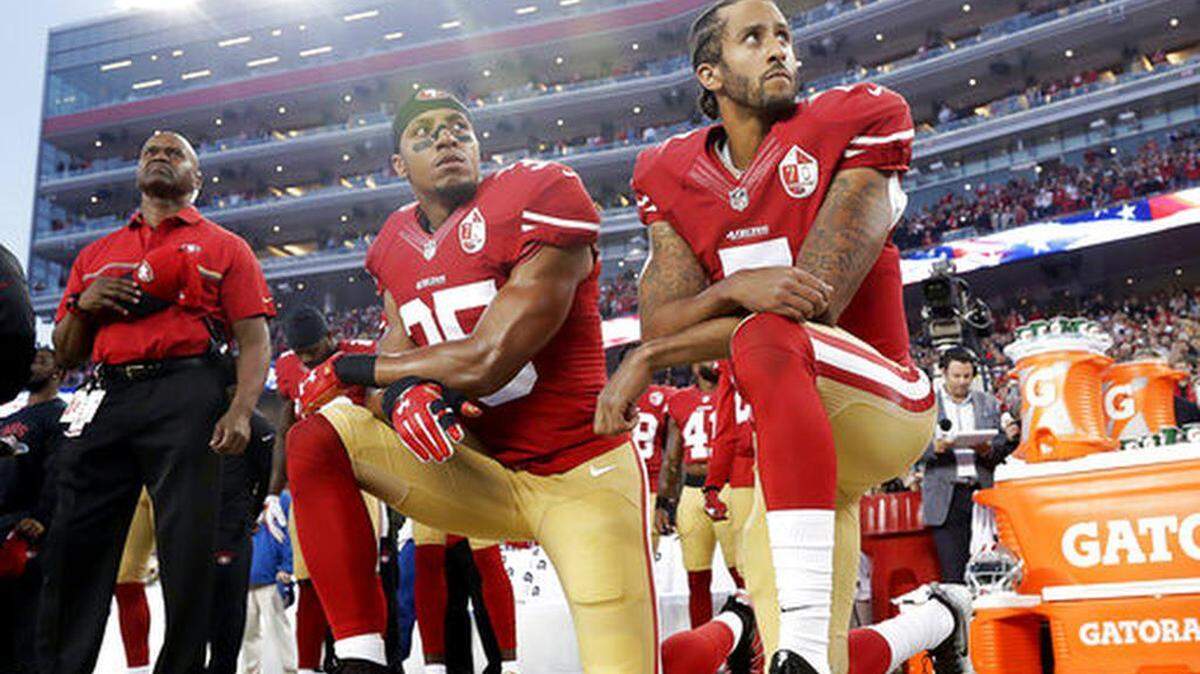 FILE - Int his Monday, Sept. 12, 2016, file photo, San Francisco 49ers safety Eric Reid