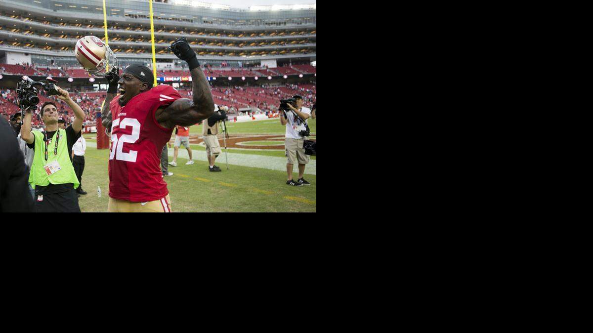 Patrick Willis did a considerable amount of flexing for the 49ers during his stellar career, which he called quits after eight seasons.